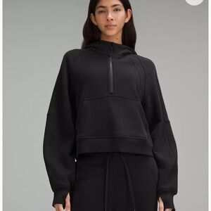 Lululemon Athletica Scuba Oversized Half-Zip Hoodie Black